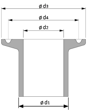 Schema raccord clamp